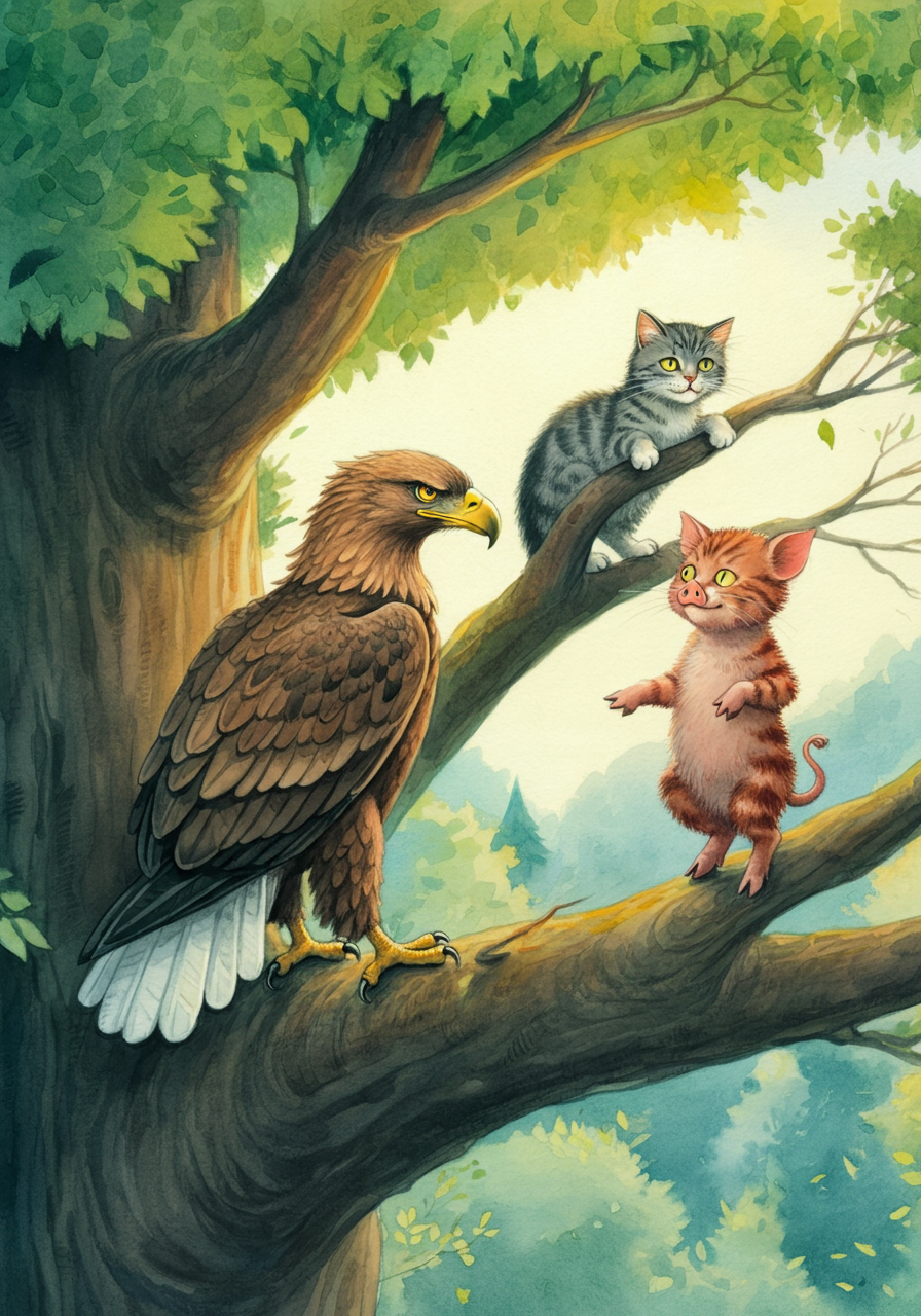 [THE EAGLE, the CAT, and the SOW.](#contents)
