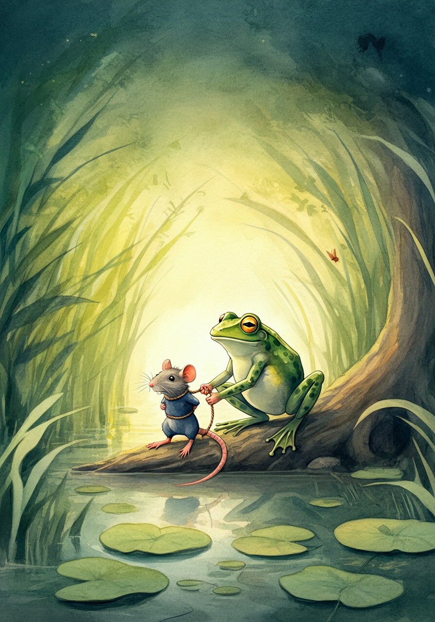 [THE FROG and the RAT.](#contents)