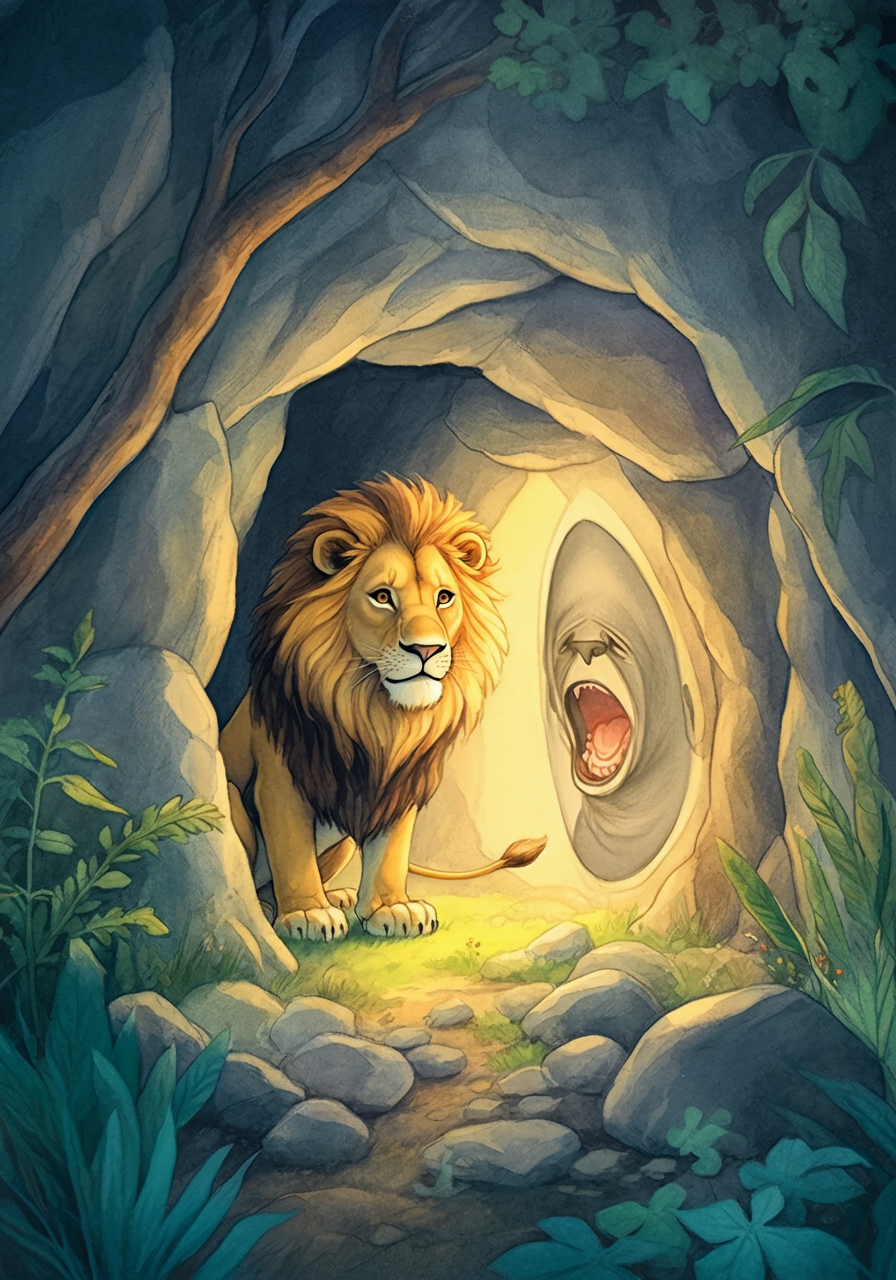 [THE LION and the ECHO.](#contents)