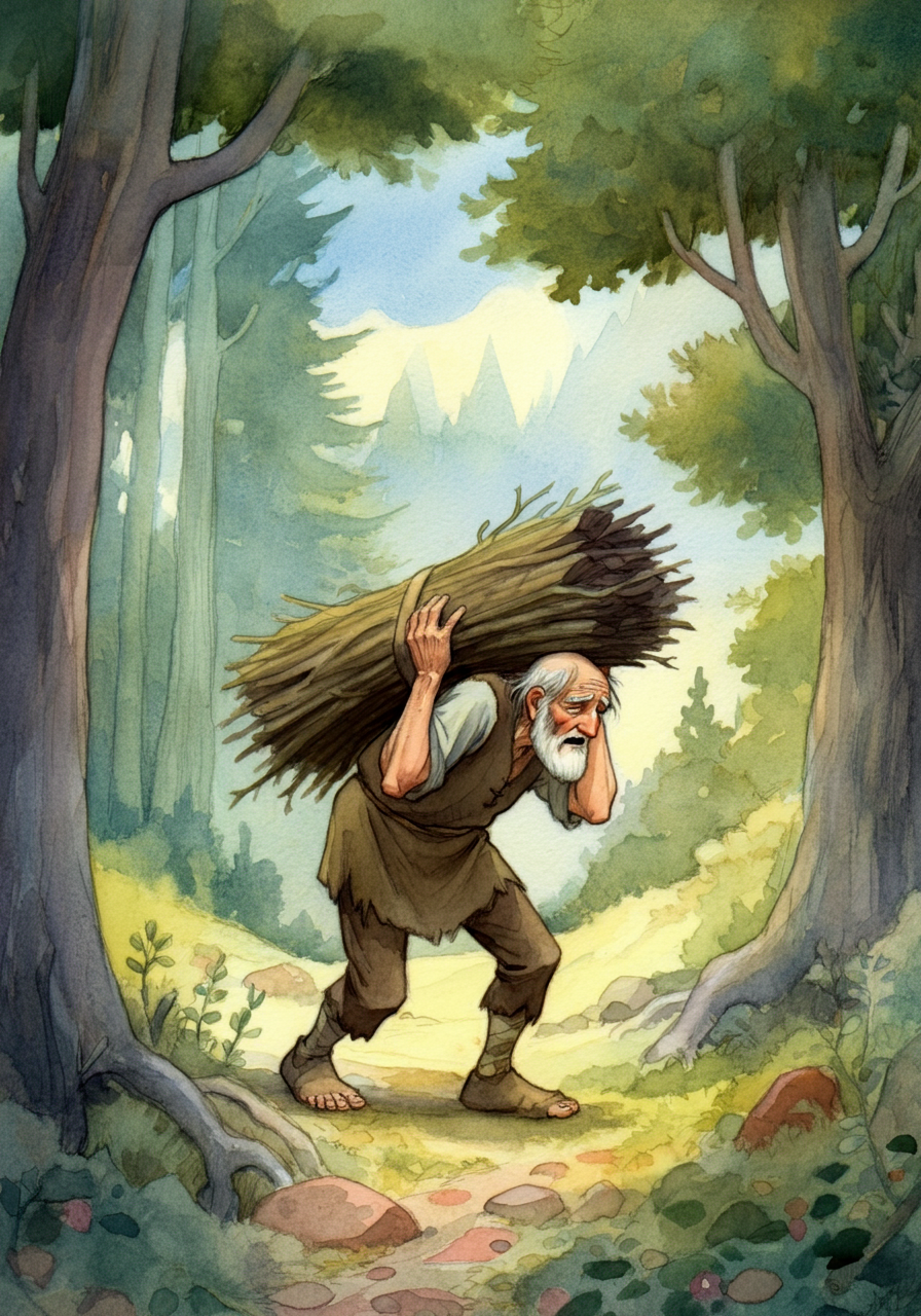 [THE WOODCUTTER and DEATH.](#contents)