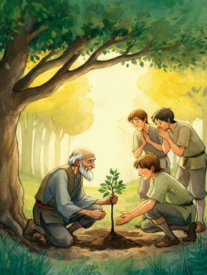 The Old Man and the Three Young Men