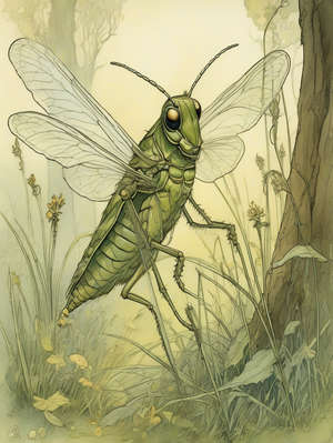 The Owl and the Grasshopper