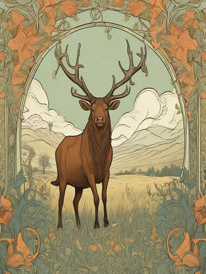 The Stag in the Ox-Stall