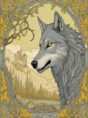 THE ASS AND THE WOLF