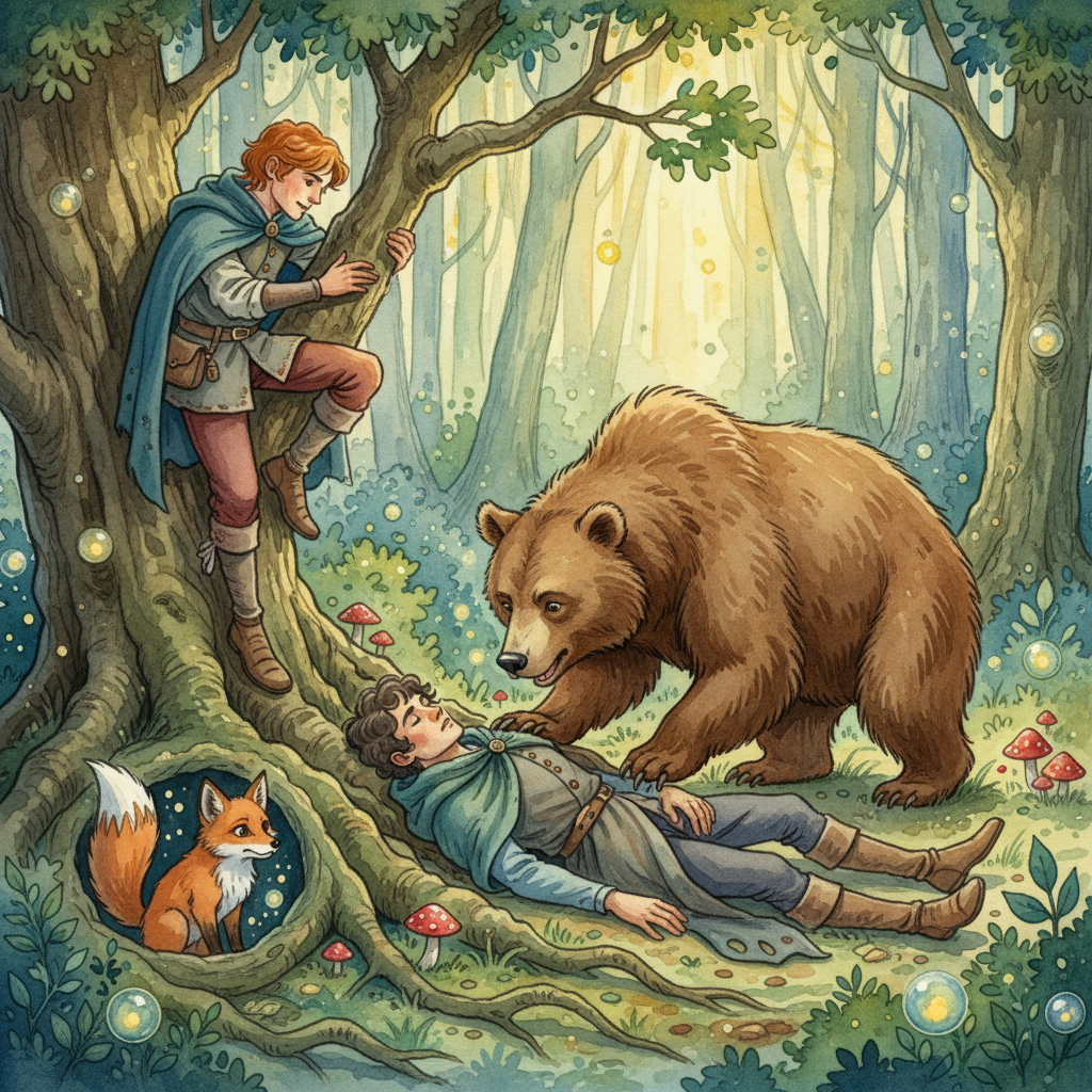 Cover: THE BEAR and THE TRAVELLERS