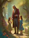 THE FATHER AND HIS DAUGHTERS