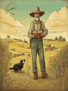 THE LARK AND THE FARMER