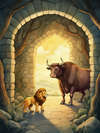 THE LION AND THE BULL