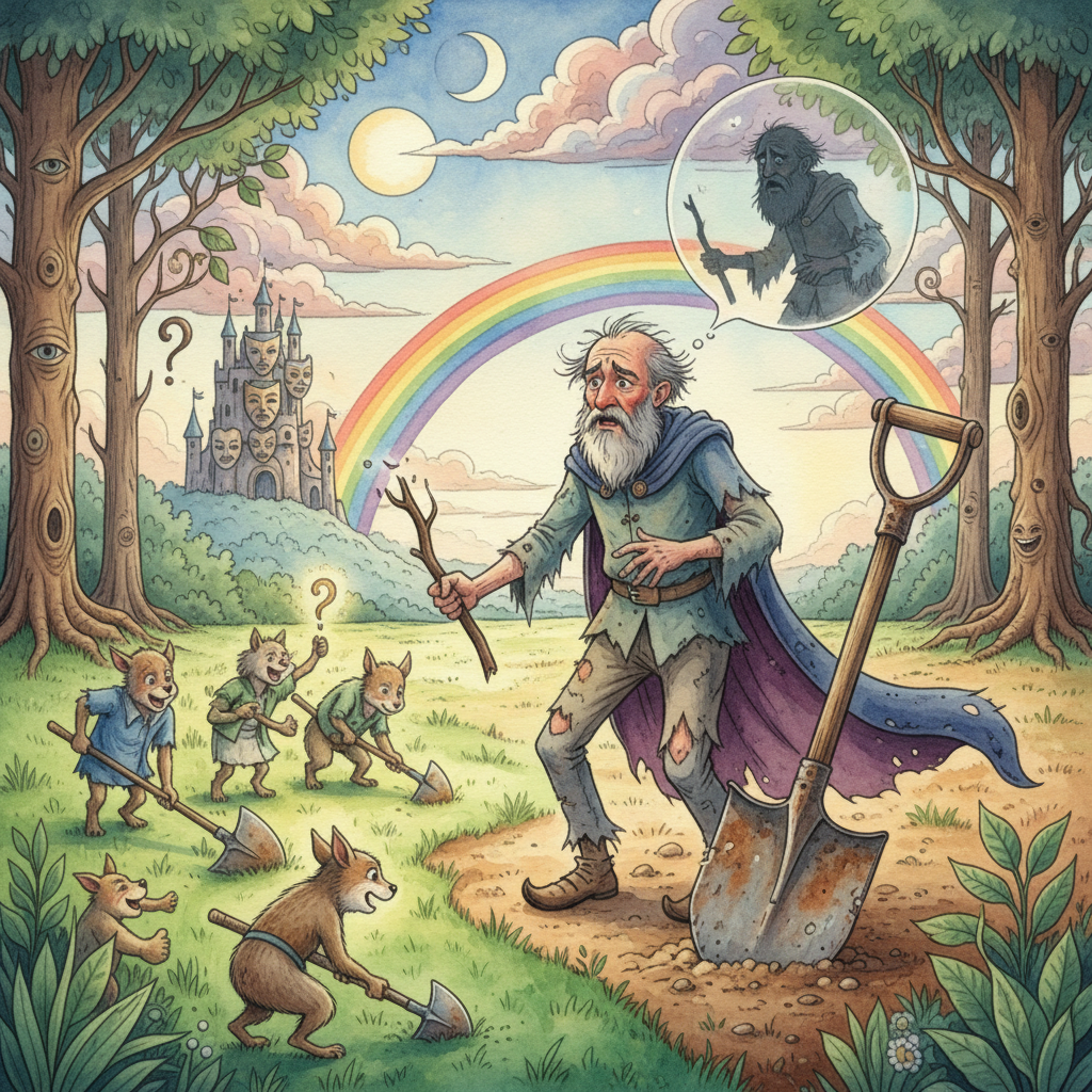 Cover: THE MAN WHO LOST HIS SPADE