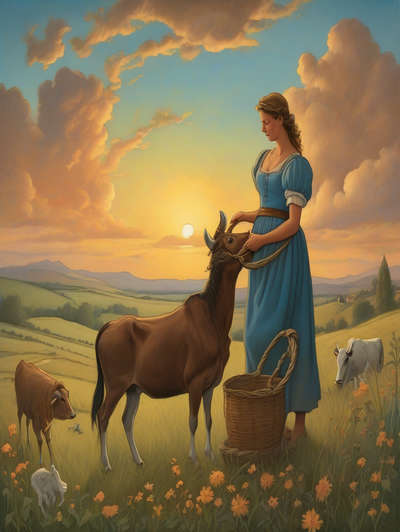 THE MILKMAID AND HER PAIL