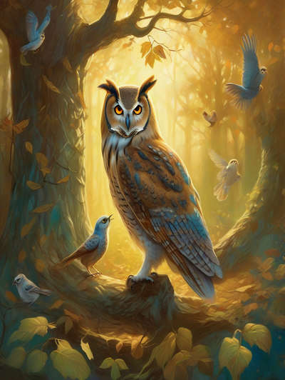 THE OWL AND THE BIRDS