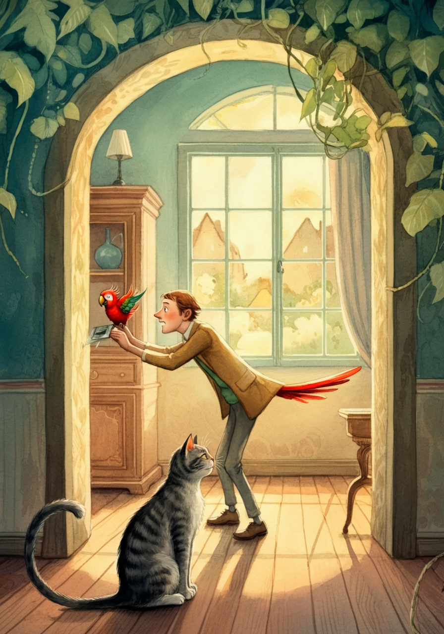 Cover: THE PARROT and THE CAT