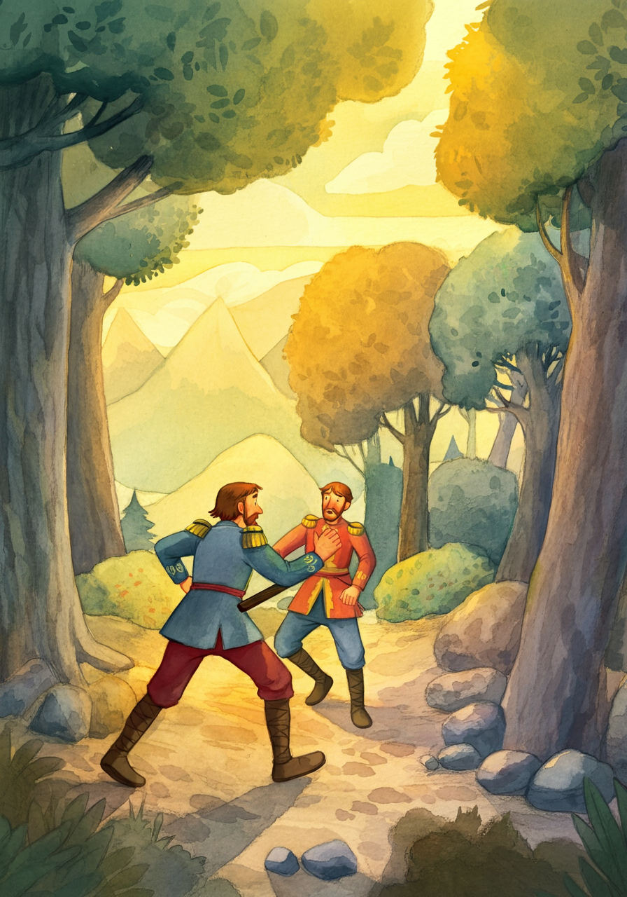 Cover: THE TWO SOLDIERS and THE ROBBER