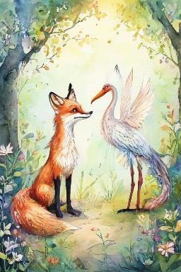 Cover: The Fox and The Stork