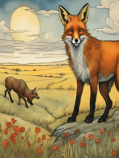 The Fox and The Stork