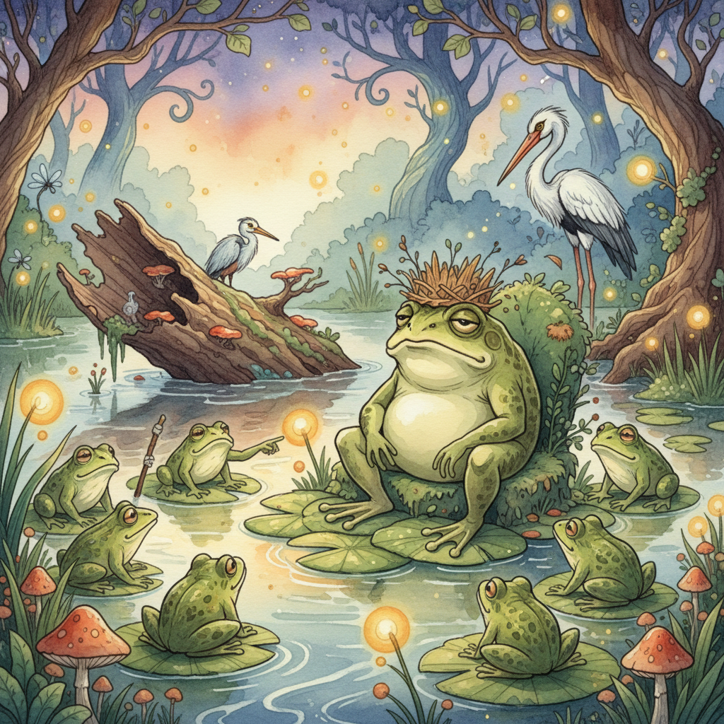 Cover: The Frogs Asking for a King