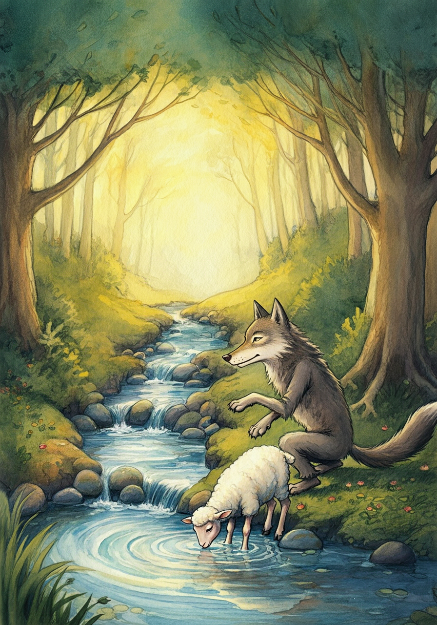 Cover: The Wolf and the Lamb