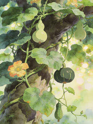 THE GOURD AND THE PINE