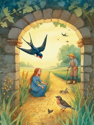 THE SWALLOW AND THE OTHER BIRDS