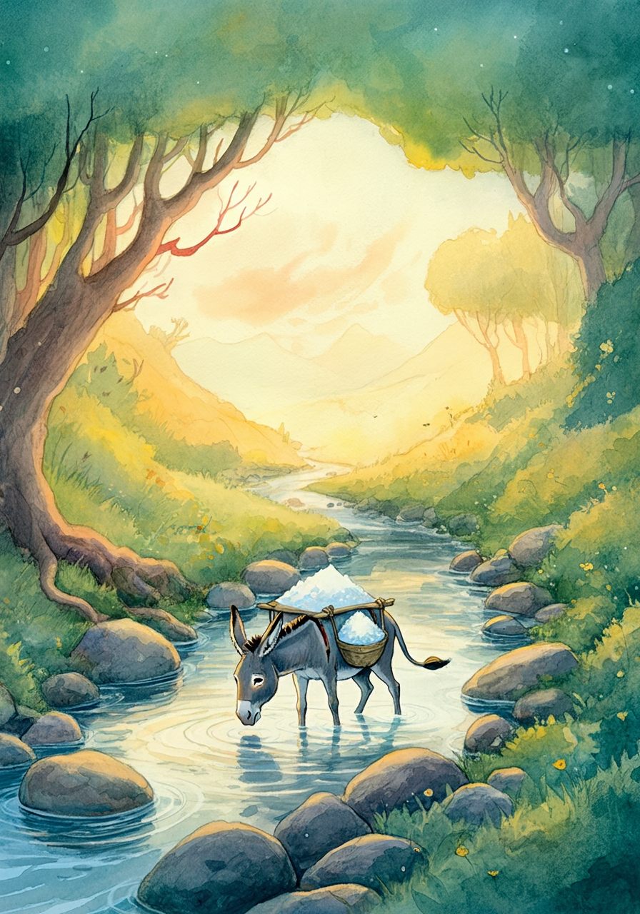 THE ASS with a LOAD of SALT