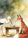 THE FOX AND THE STORK