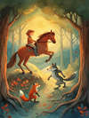 THE HORSE, THE WOLF, AND THE FOX