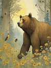 THE BEAR AND THE BEES