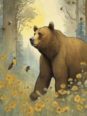 THE BEAR AND THE BEES