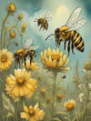 THE BEES AND WASPS, AND THE HORNET