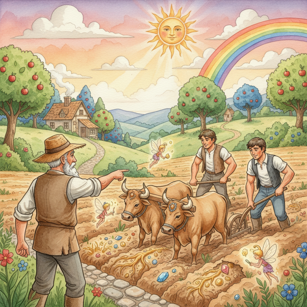 THE FARMER and HIS SONS