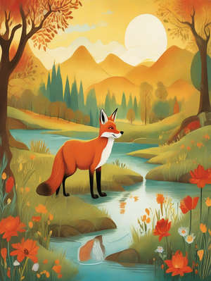 THE FOX AND THE LEOPARD