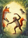 THE FOX AND THE MONKEY