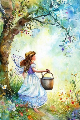 THE MILKMAID and HER PAIL