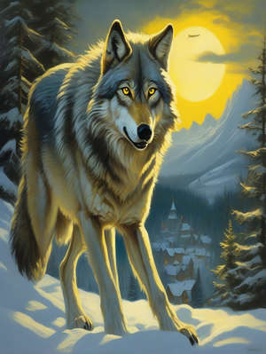 THE WOLF AND THE CRANE