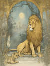 THE ASS AND THE LION HUNTING