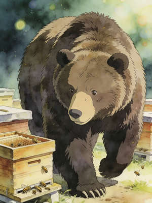 THE BEAR AND THE BEE-HIVES