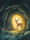 THE DEER AND THE LION