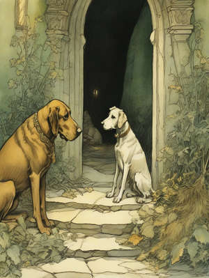 THE DOG IN THE MANGER