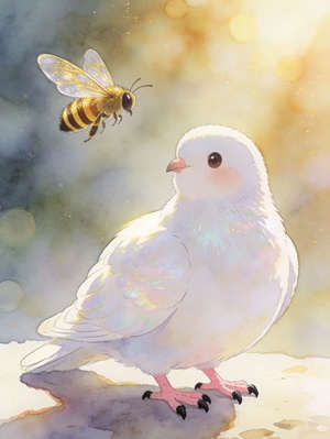 THE DOVE AND THE BEE