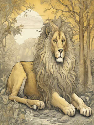 THE FORESTER AND THE LION