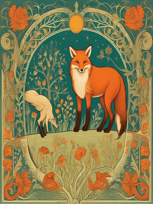 THE FOX AND THE STORK