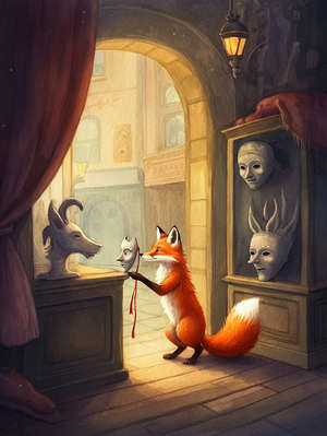 THE FOX AND THE VIZOR MASK