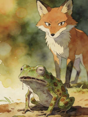 THE FROG AND THE FOX