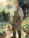THE GARDENER AND HIS DOG