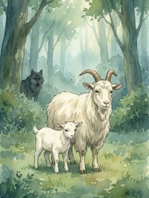 THE GOAT, THE KID, AND THE WOLF