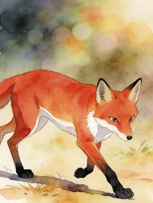 THE HEN AND THE FOX