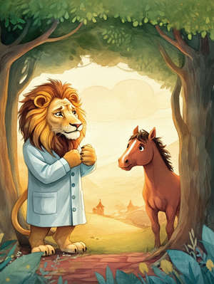 THE HORSE AND THE LION