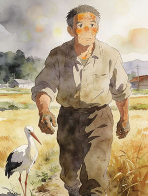 THE HUSBANDMAN AND THE STORK