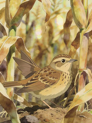 THE LARK AND HER YOUNG ONES