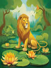 THE LION AND THE FROG